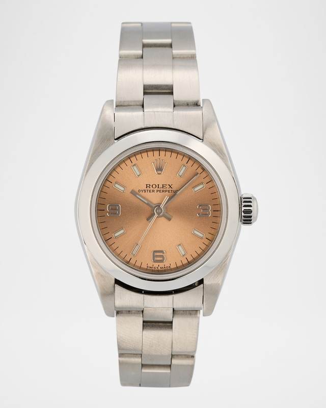 Rolex Stainless Steel Oyster Perpetual 24mm Vintage 1998 Watch